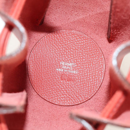 Hermes Vespa Leather, Red, Leather, Clutch