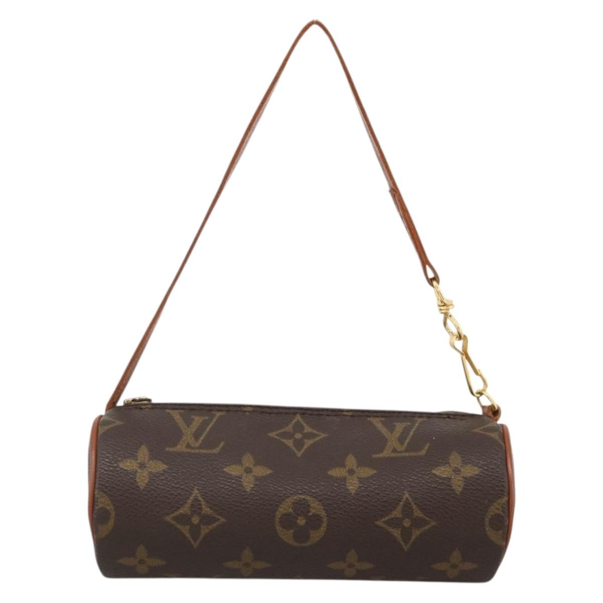 Louis Vuitton Papillon Pochette Monogram Canvas, Brown, Canvas, Clutch