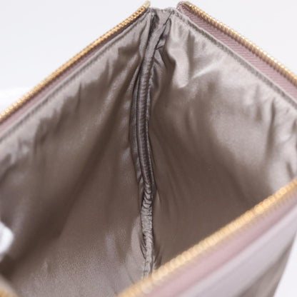 Salvatore Ferragamo Vala Clutch Nylon, Gray, Nylon, Clutch