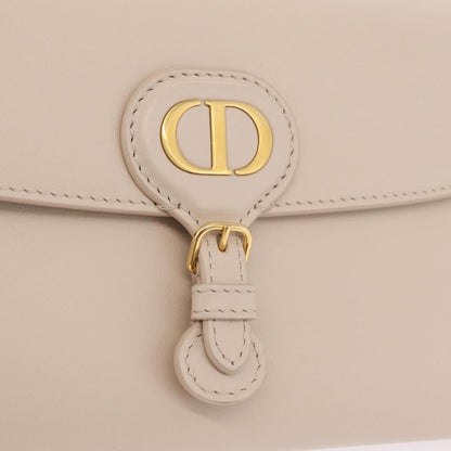Christian Dior Bobby Flap Leather, Beige, Leather, Shoulder Bag