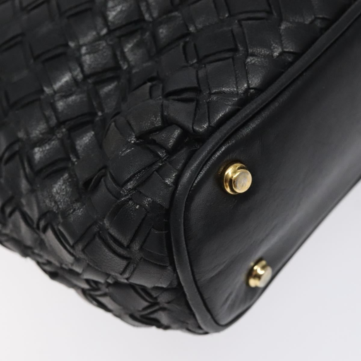 Bally Vintage Quilted leather, Black, Leather, Shoulder Bag