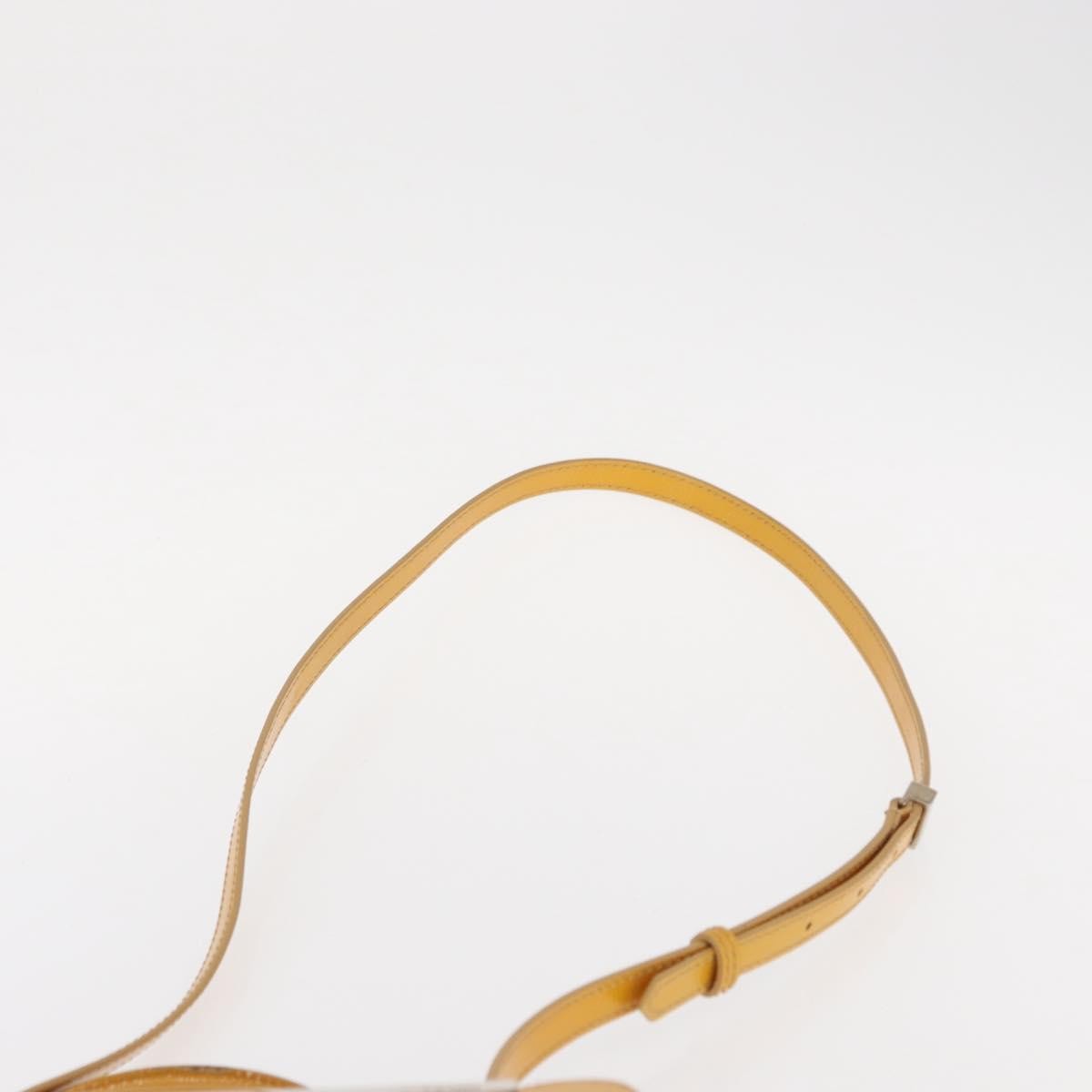 Fendi 2Jours Leather, Yellow, Leather, Handbag