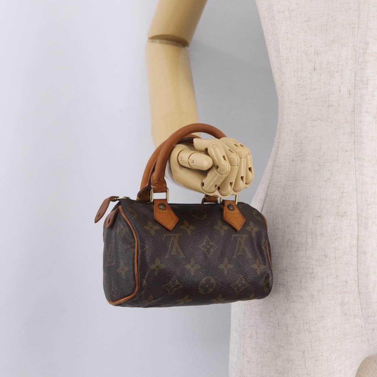 Louis Vuitton Speedy Mini HL Monogram Canvas, Brown, Canvas, Handbag