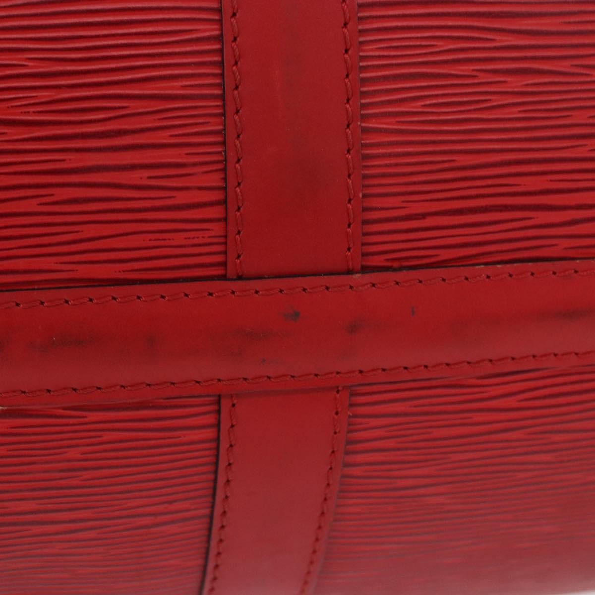 Louis Vuitton Keepall Epi Leather, Red, Leather, Travel Bag