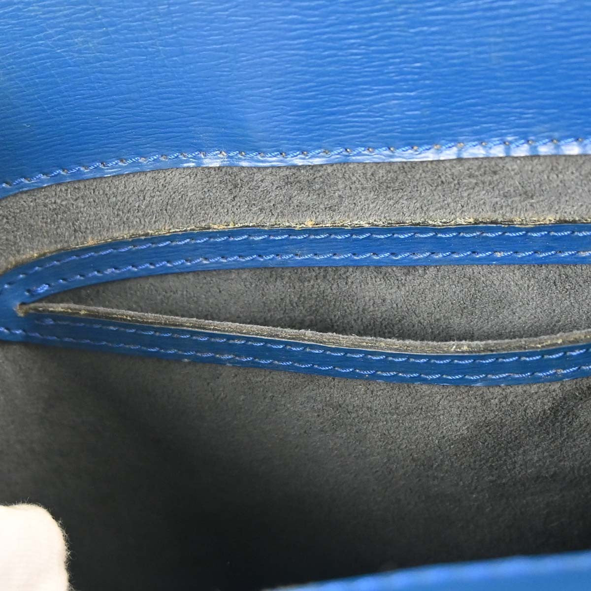 Louis Vuitton Cluny Epi, Blue, Leather, Shoulder Bag