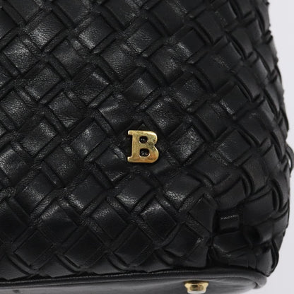 Bally Vintage Quilted leather, Black, Leather, Shoulder Bag