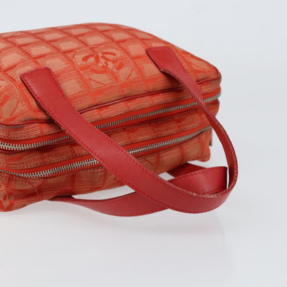 Chanel Travel Line Convertible Satchel Nylon, RED, NYLON, Handbag