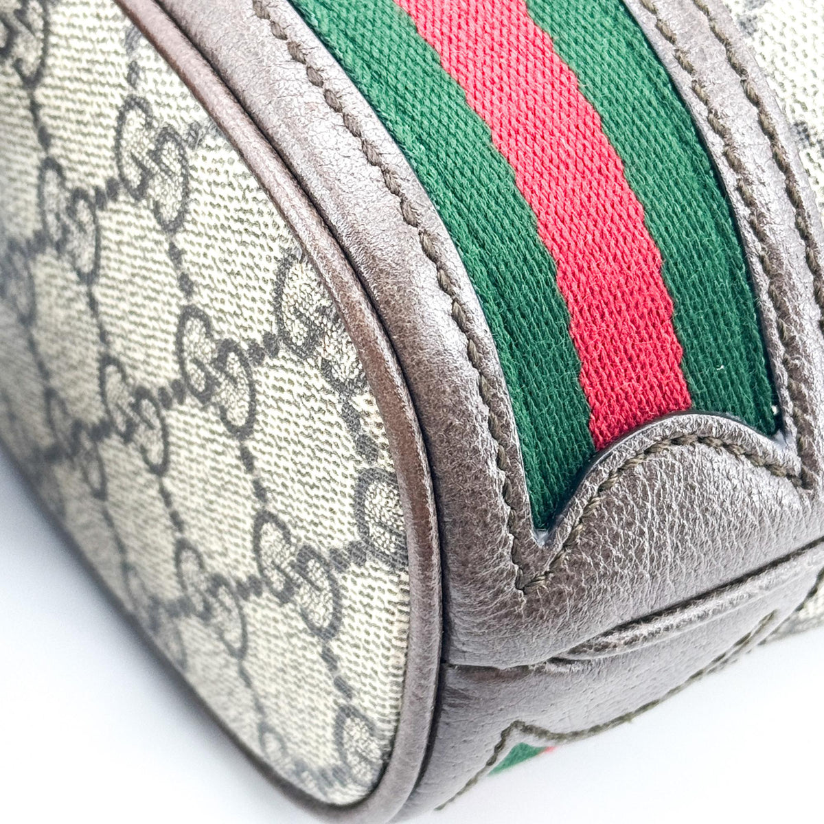 Gucci Ophidia Bucket GG Coated Canvas, Brown, Canvas, Handbag