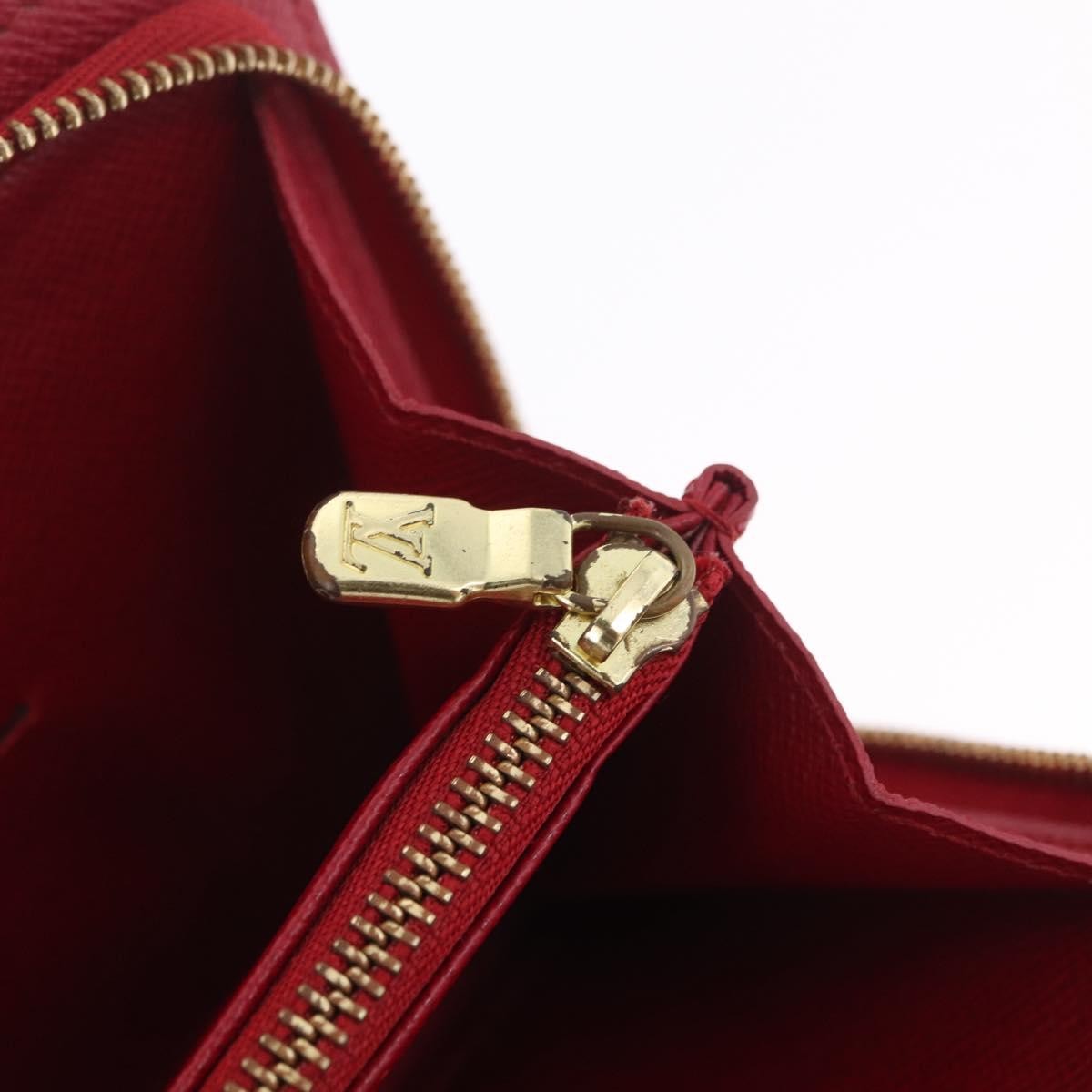 Louis Vuitton Porte-Monnaie Zippy Limited Edition Monogram Cerises, Red, Canvas, Wallet
