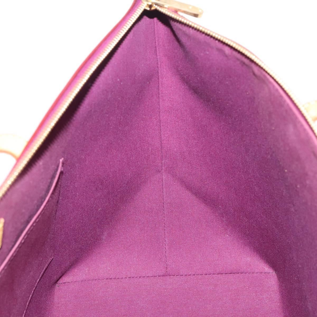 Louis Vuitton Bellevue Monogram Vernis, Purple, Patent Leather, Handbag