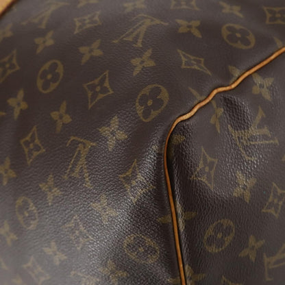 Louis Vuitton Keepall Bag Monogram Canvas, BROWN, CANVAS, Travel bag