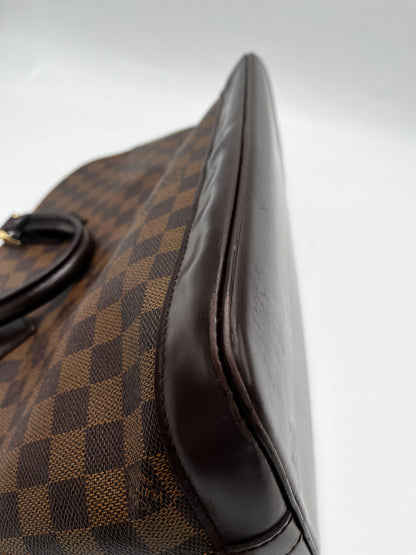 Louis Vuitton Vintage Alma Handbag Damier, BROWN, CANVAS, Handbag