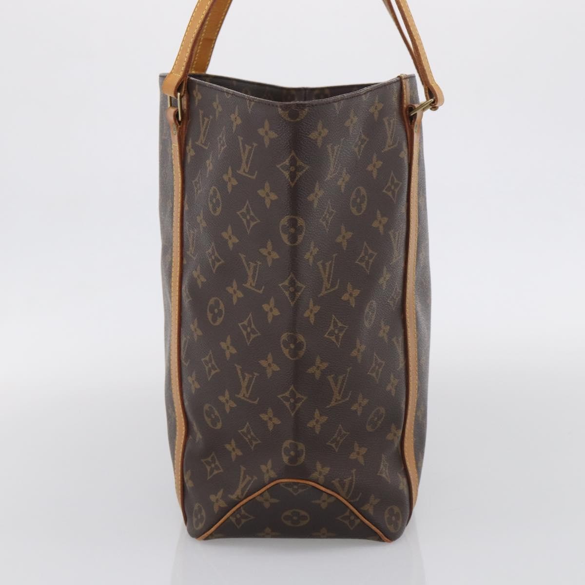 Louis Vuitton Shopping Sac Monogram Canvas, Brown, Canvas, Handbag