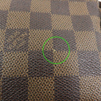 Louis Vuitton Pochette Accessoires Damier, Brown, Canvas, Clutch
