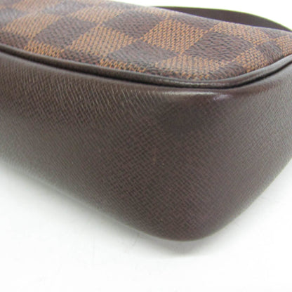 Louis Vuitton Trousse Make Up Damier Canvas, Brown, Canvas, Clutch