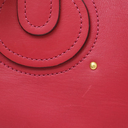 Chloe Paddington Lock Leather, Red, Leather, Handbag