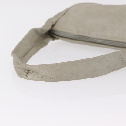 Bottega Veneta Shoulder Leather, Gray, Leather, Shoulder Bag