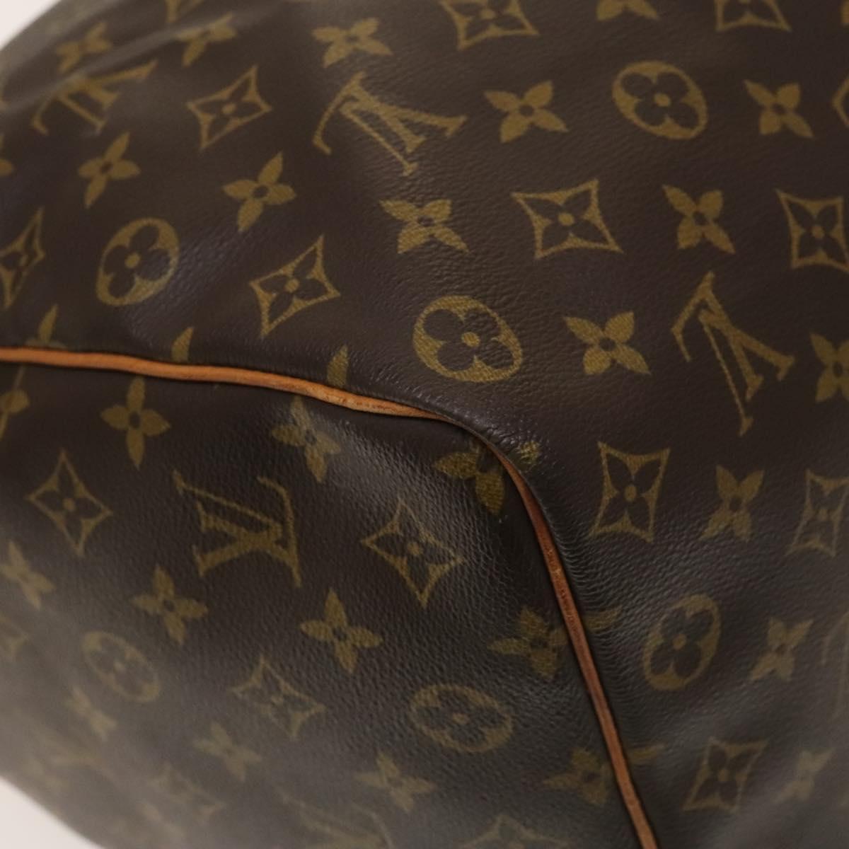 Louis Vuitton Keepall Bag Monogram Canvas, BROWN, CANVAS, Travel bag