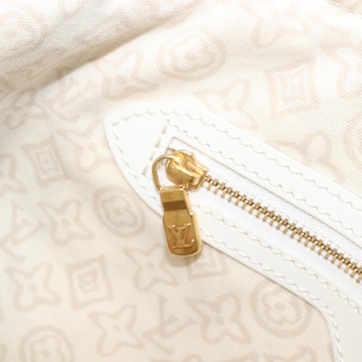 Louis Vuitton Tahitienne Cabas Canvas, Beige, Canvas, Tote Bag