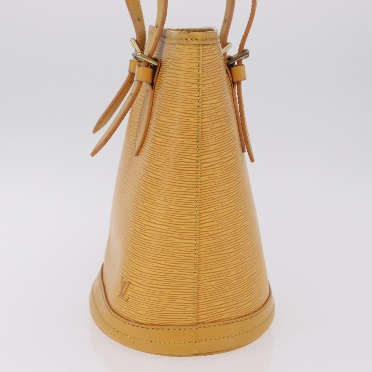 Louis Vuitton Petit Bucket Epi Leather, Yellow, Leather, Handbag