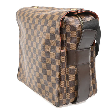 Louis Vuitton Naviglio Damier, Brown, Canvas, Handbag