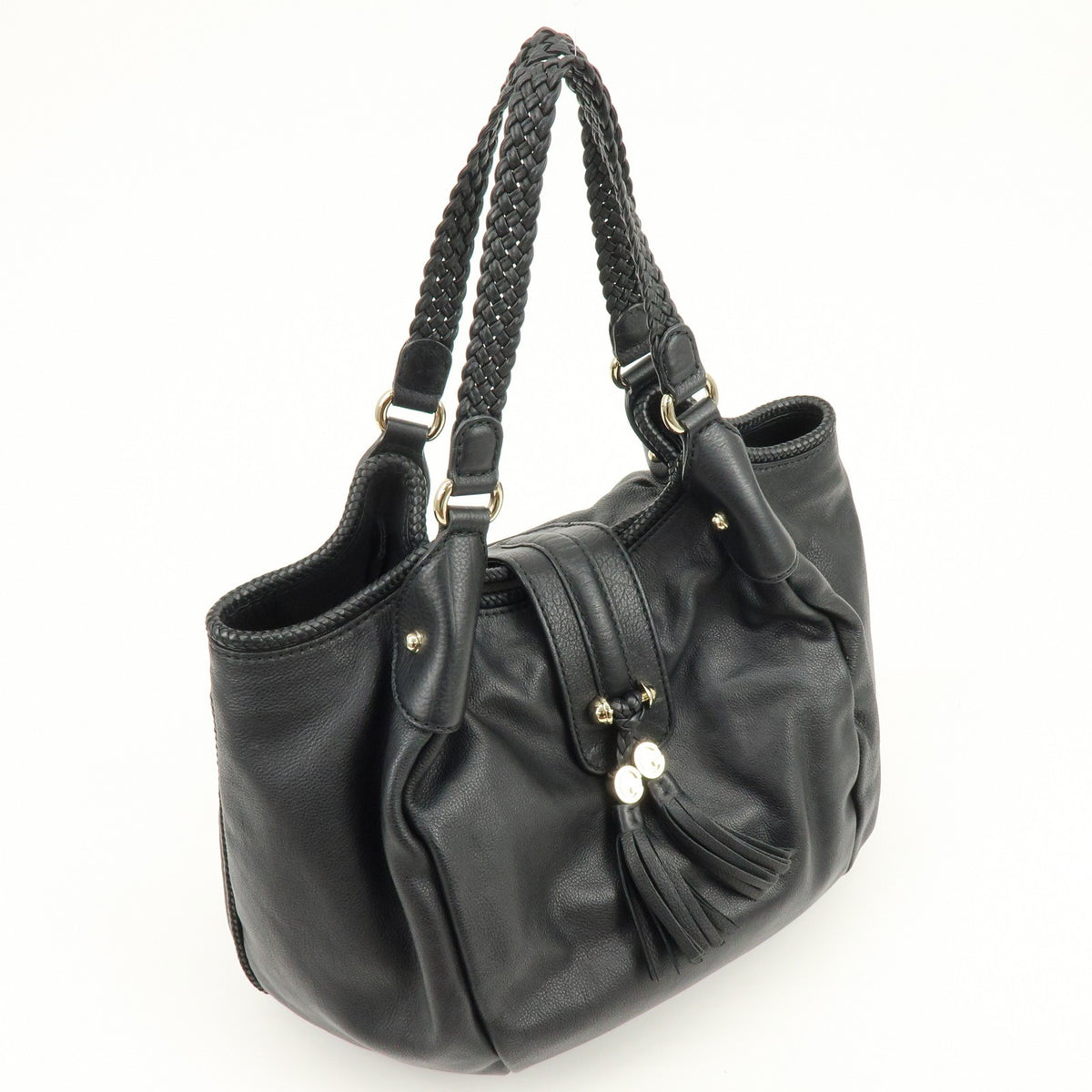 Gucci Marrakech Leather, Black, Leather, Tote Bag