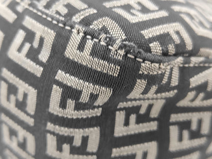 Fendi Zucchino Canvas Mamma Baguette Canvas, Khaki, Canvas, Shoulder Bag