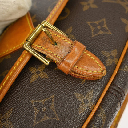 Louis Vuitton Sologne Monogram Canvas, Brown, Canvas, Handbag