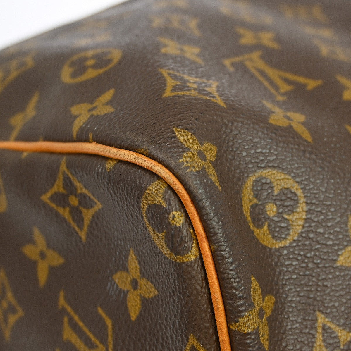 Louis Vuitton Keepall Bandoulière Monogram, Brown, Canvas, Travel Bag