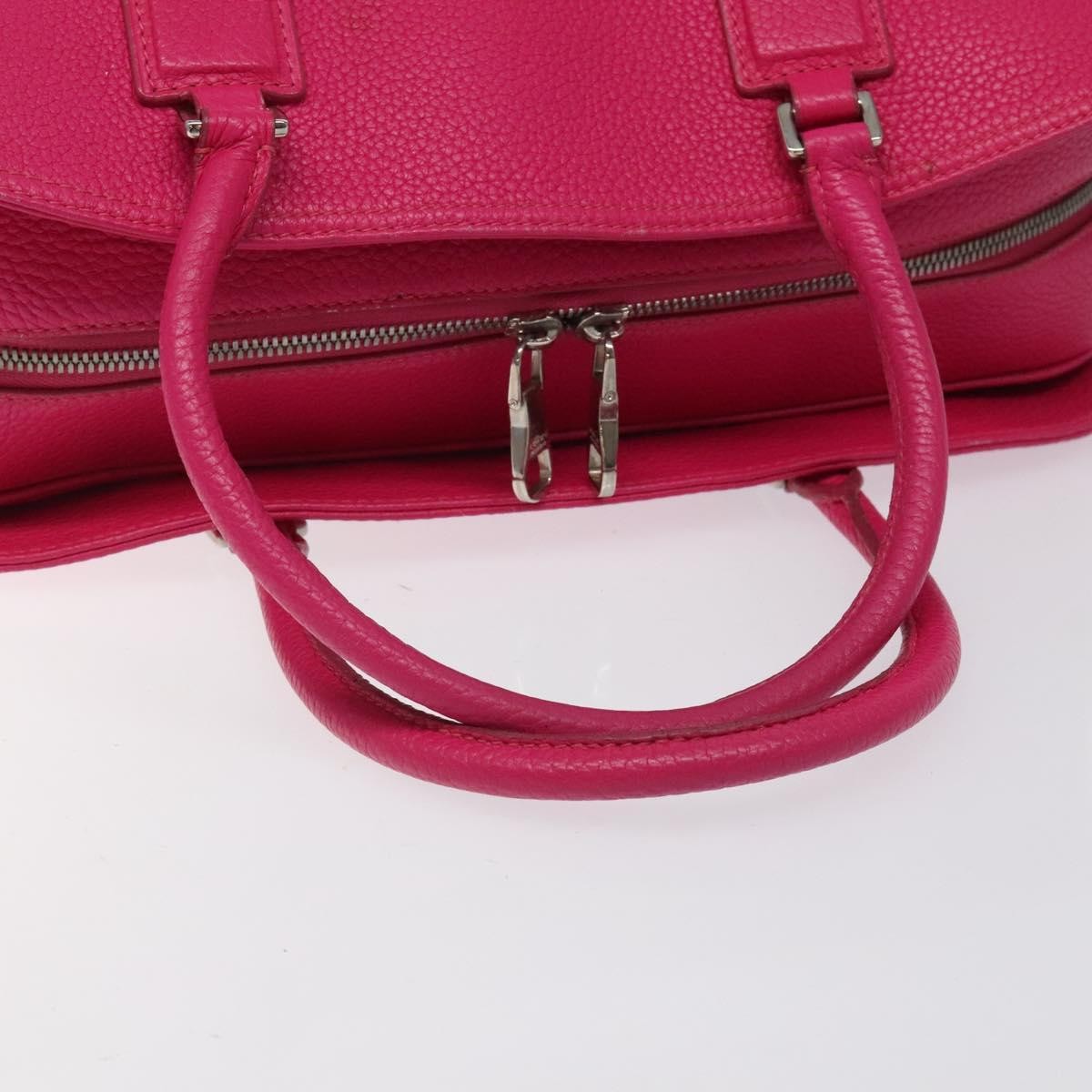 Loewe Vintage Anagram Leather, Pink, Leather, Handbag