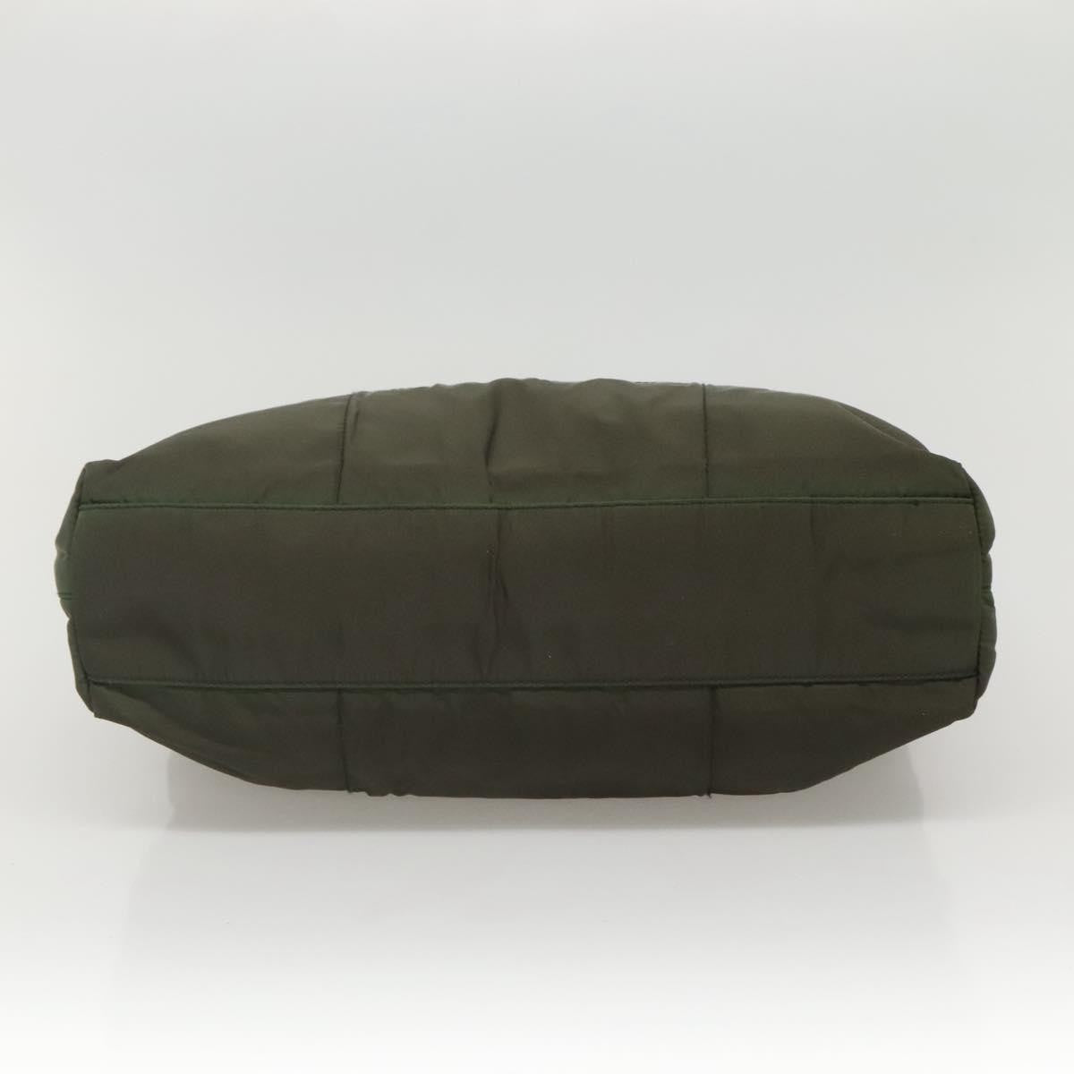 Prada Vintage Tessuto, Khaki, Nylon, Shoulder Bag