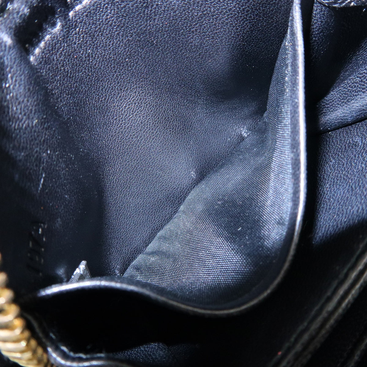 Miu Miu Zip Around Matelasse Leather, Black, Leather, Wallet