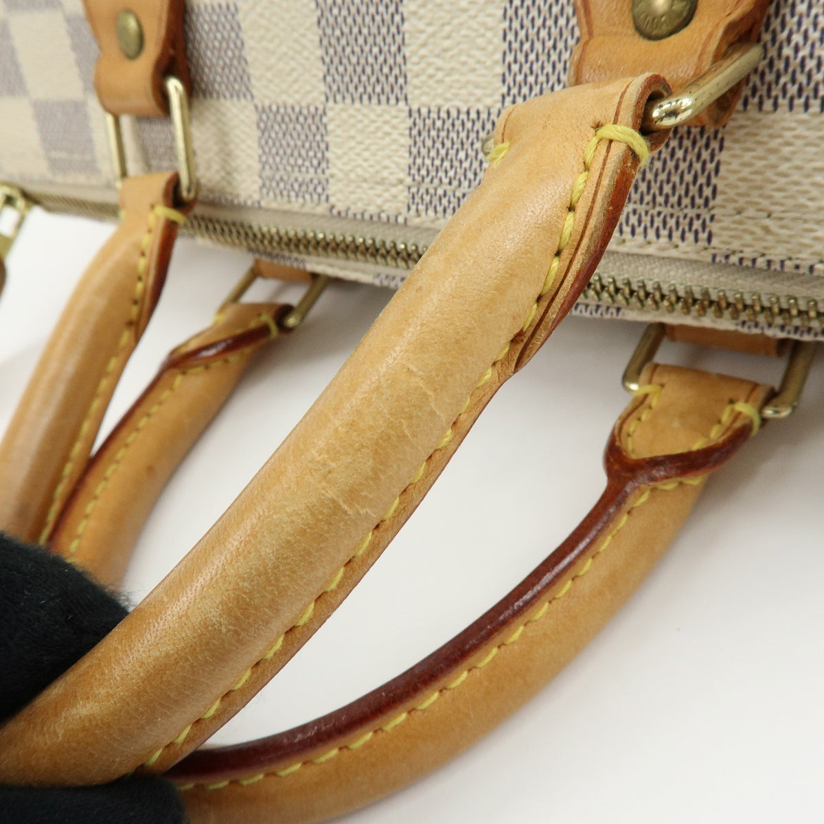 Louis Vuitton Speedy Damier, Beige, Canvas, Handbag