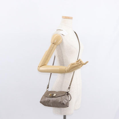 Chloe Lily Canvas, Silver, Canvas, Handbag