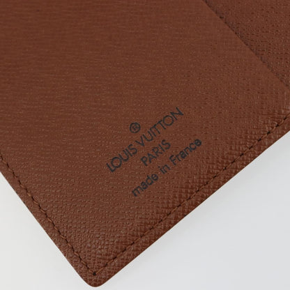 Louis Vuitton Agenda Cover Monogram Canvas, Brown, Canvas, Wallet