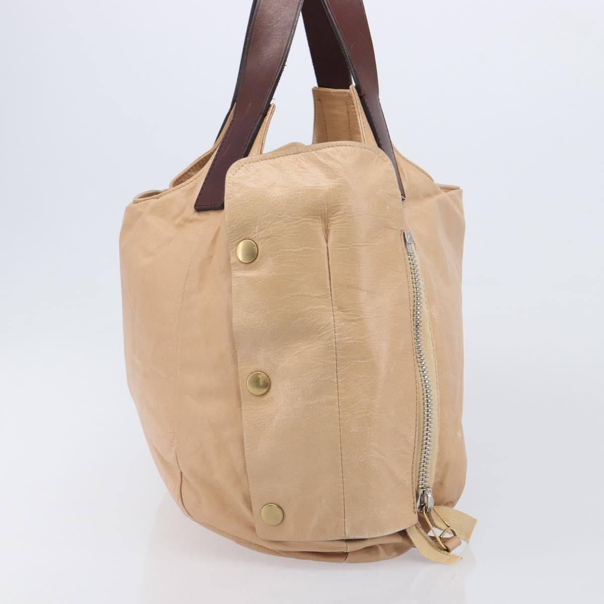 Celine Tote Leather, Beige, Leather, Tote Bag