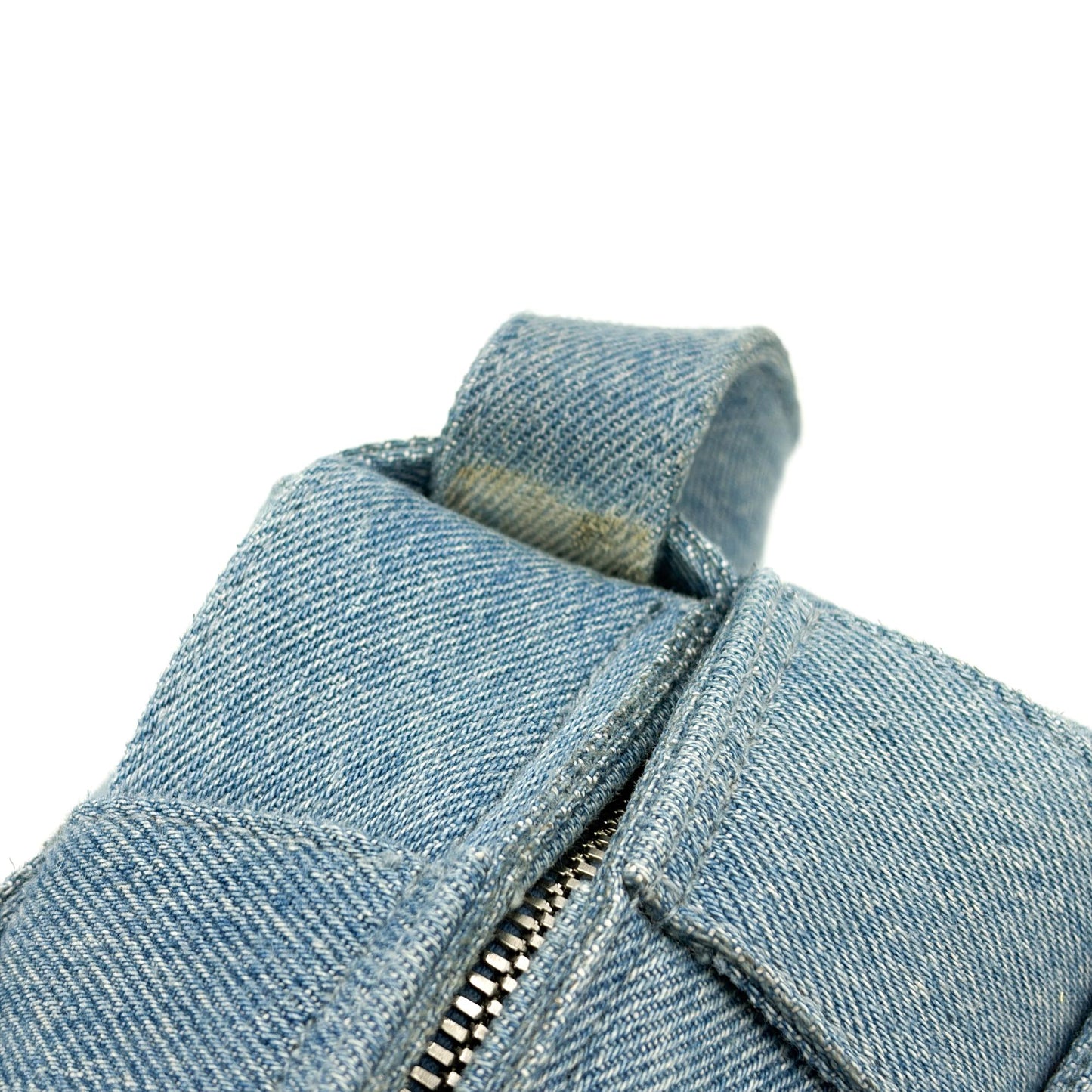 Bottega Veneta Cassette Maxi Intrecciato Denim, Blue, Denim, Crossbody Bag