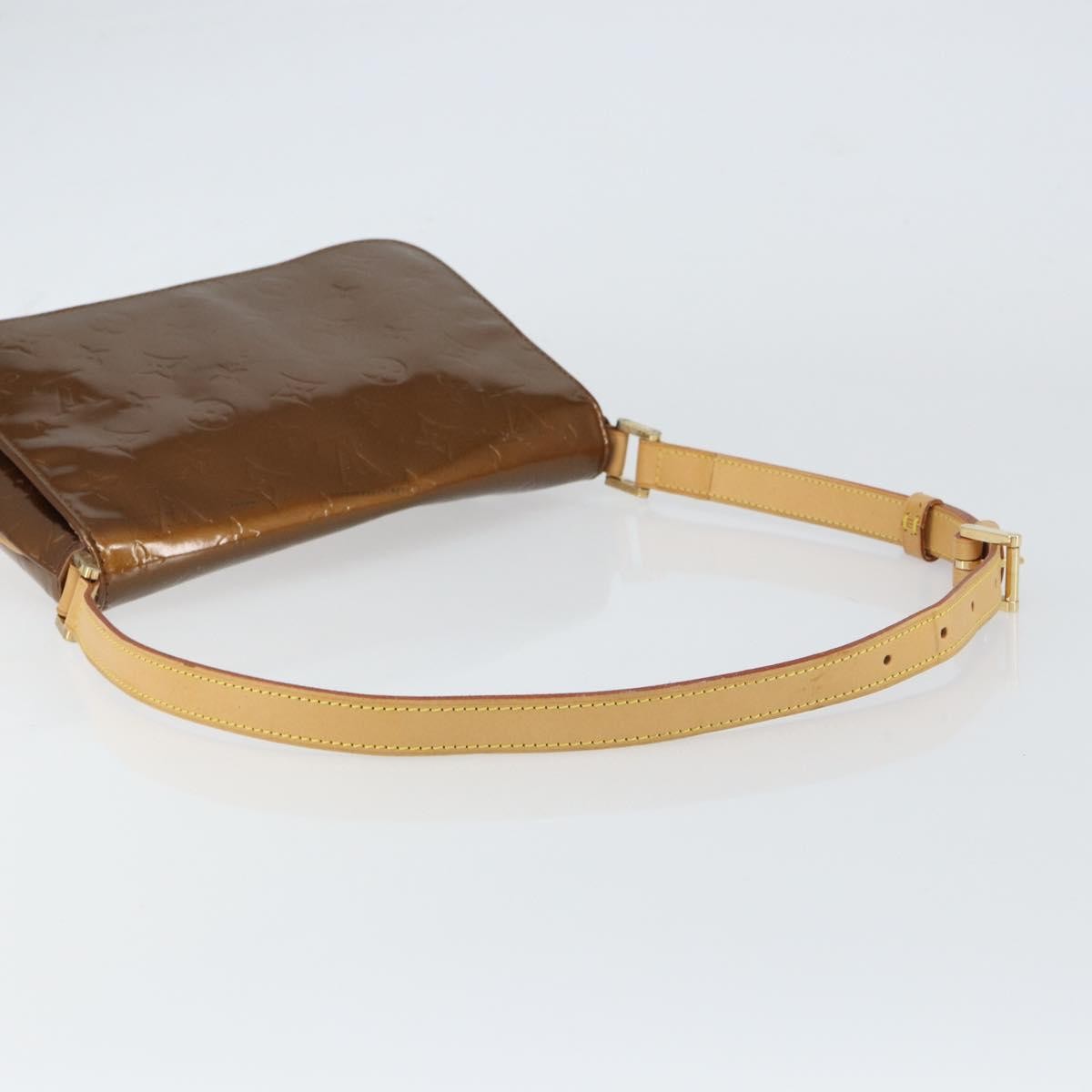 Louis Vuitton Thompson Street Monogram Vernis, Brown, Patent Leather, Shoulder Bag