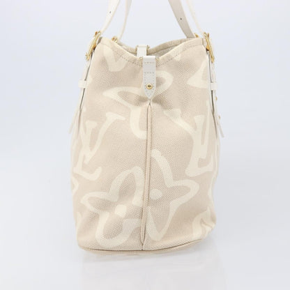 Louis Vuitton Tahitienne Cabas Canvas, Beige, Canvas, Tote Bag