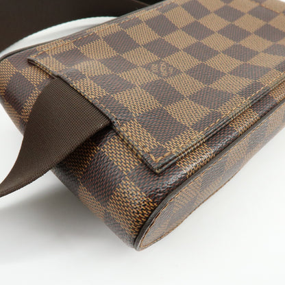 Louis Vuitton Geronimos Waist Damier, Brown, Canvas, Shoulder Bag