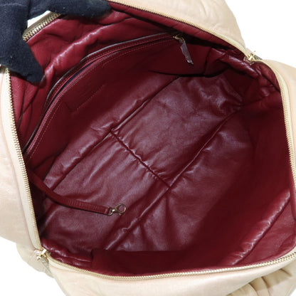 Chanel Coco Cocoon Bowling Quilted Lambskin, Gold, Leather, Handbag