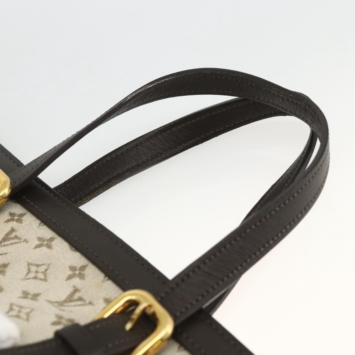 Louis Vuitton Francoise Mini lin, Khaki, Canvas, Tote Bag