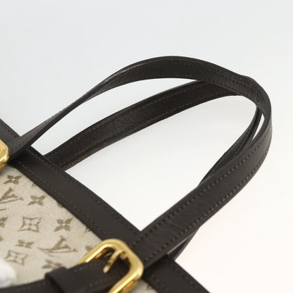 Louis Vuitton Francoise Mini lin, Khaki, Canvas, Tote Bag