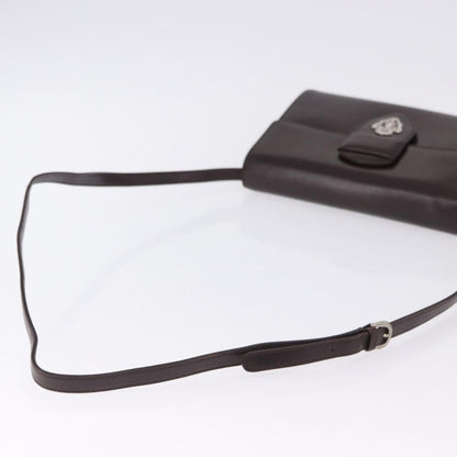 Gucci Vintage Leather, Brown, Leather, Shoulder Bag