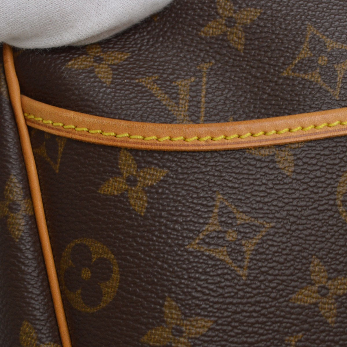 Louis Vuitton Bowling Vanity Printed Tuffetage with Leather, Brown, Canvas, Handbag