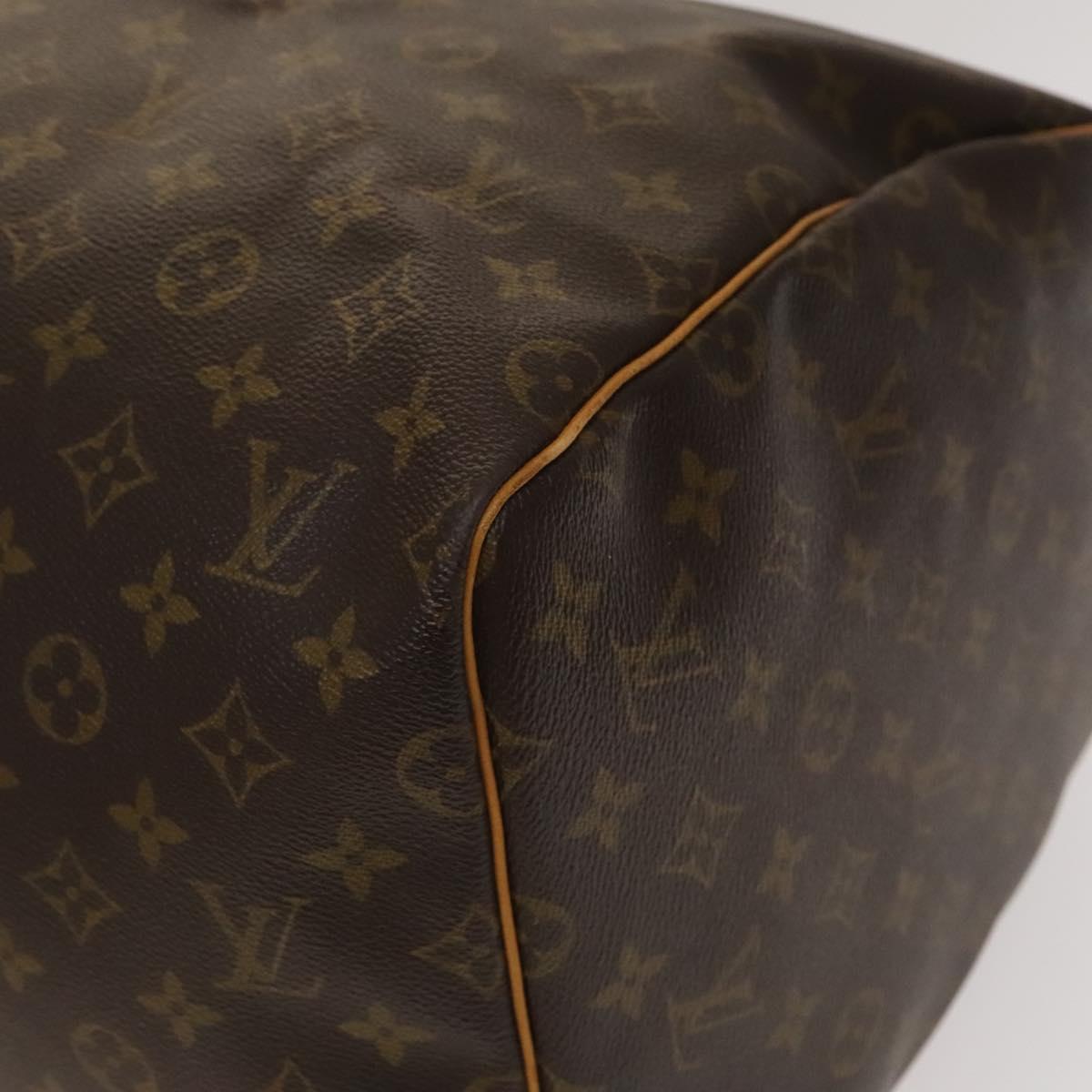 Louis Vuitton Keepall Bag Monogram Canvas, BROWN, CANVAS, Travel bag