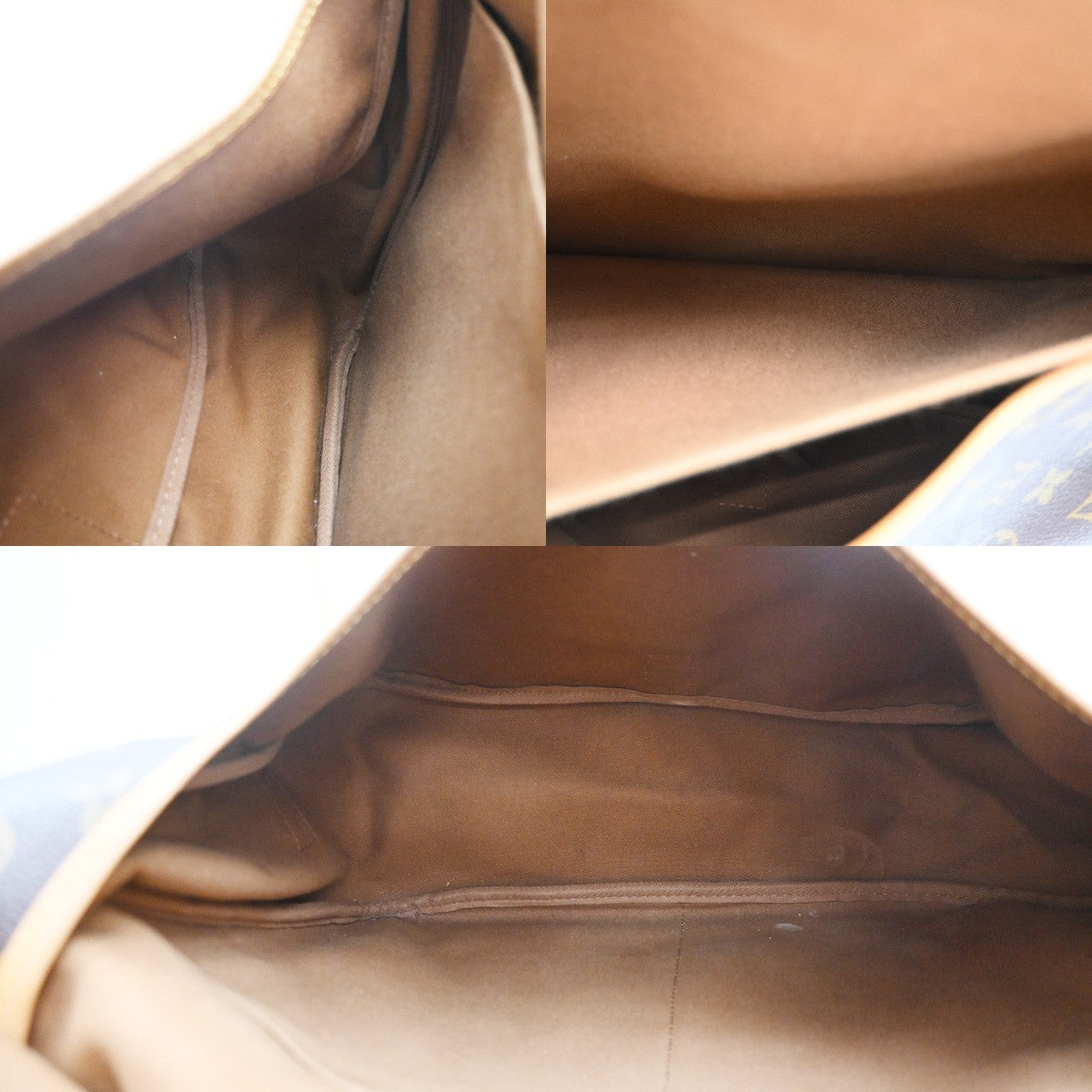 Louis Vuitton Saumur Monogram Canvas, Brown, Canvas, Shoulder Bag