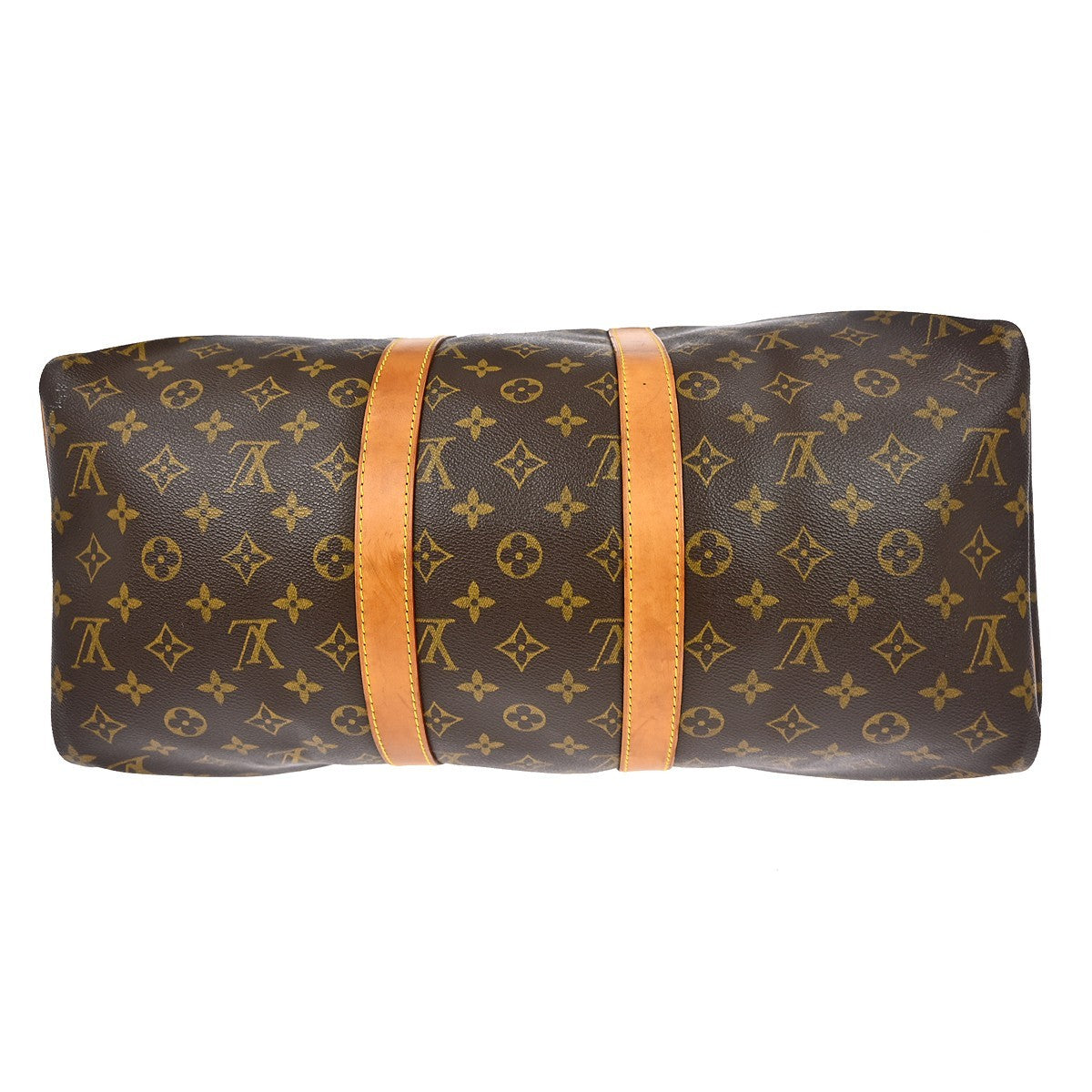 Louis Vuitton Keepall Monogram, Brown, Canvas, Travel Bag