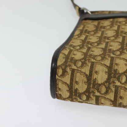 Christian Dior Vintage Trotter Canvas, Brown, Canvas, Shoulder Bag