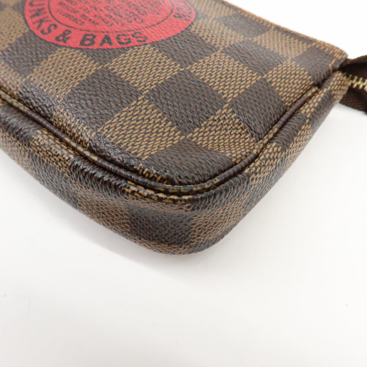 Louis Vuitton Pochette Accessoires Limited Edition Damier, Brown, Canvas, Clutch